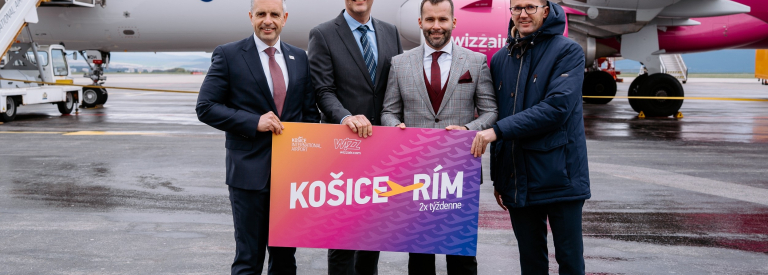 Wizz Air spustil letecké spojenie z Košíc do Ríma na letisko Fiumicino